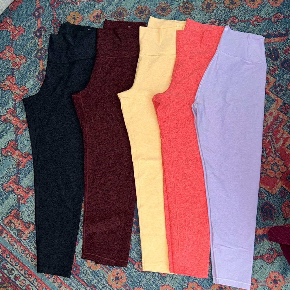 CALIA by Carrie Underwood Women's Lustra Lux Colorful Leggings Set of 5